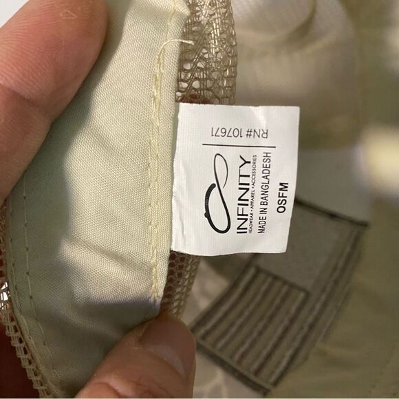 US Flag Trucker Hat mesh Brown Camouflage Infinity Snap Back Cap realtree - Picture 3 of 5